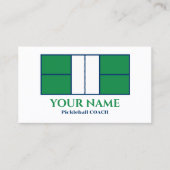 カスタマイズ可能なライムグリーンのリアルな漬物ボール 名刺 (正面)