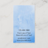 カスタマイズ可能なラクロス武器の名刺 名刺 (裏面)