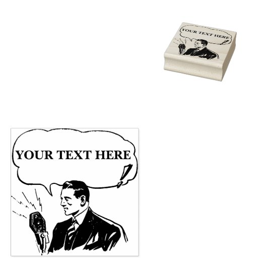 カスタマイズ可能なラジオ放送ゴムスタンプ ラバースタンプ (押印)