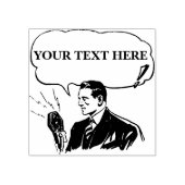 カスタマイズ可能なラジオ放送ゴムスタンプ ラバースタンプ (インプリント)