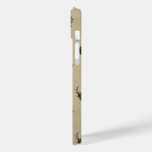 カスタマイズ可能なラスティックディアモノグラム Case-Mate iPhoneケース (裏面 / 左)