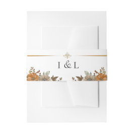 カスタマイズ可能なラスティックボホウェディング ベリーバンド 招待状ベリーバンド