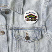 カスタマイズ可能なラスベガスでの独身パーティー旅行 カジノ 缶バッジ (インサイチュ)