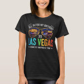 カスタマイズ可能なラスベガス誕生日グループ旅行Tシャツ Tシャツ (正面)