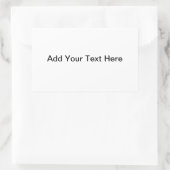 カスタマイズ可能なラベルテンプレート 長方形シール (バッグ)