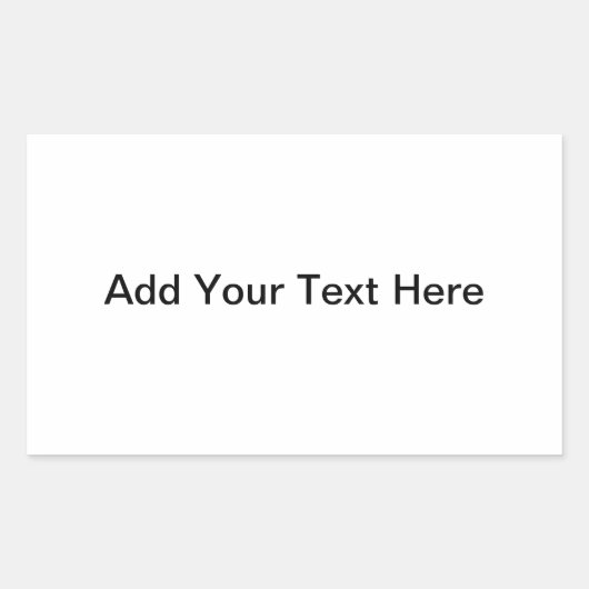カスタマイズ可能なラベルテンプレート 長方形シール (正面)
