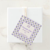 カスタマイズ可能なラベンダーフローラビジネスありがとうございましたTa フェイバータグ (インサイチュ)