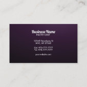 カスタマイズ可能なラーメンスープの名刺 名刺 (裏面)