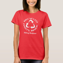 カスタマイズ可能なリサイクル部品内部 Tシャツ