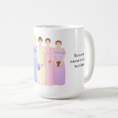 カスタマイズ可能なリージェンシーエラシスターズ コーヒーマグカップ (正面右)