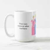 カスタマイズ可能なリージェンシーエラシスターズ コーヒーマグカップ (左)