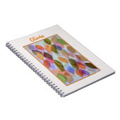 カスタマイズ可能なリーフパターン ノートブック (右側)