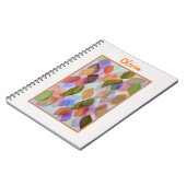 カスタマイズ可能なリーフパターン ノートブック (左側)