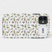 カスタマイズ可能なルアーパターンのバッチ Case-Mate iPhoneケース (裏面(横))