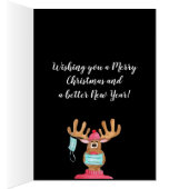 カスタマイズ可能なルドルフ顔マスクされたトナカイ (内側 (右))