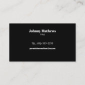 カスタマイズ可能なレインボーバブルティー名刺 名刺 (裏面)