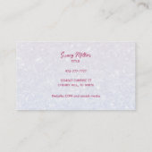 カスタマイズ可能なレインボーパステルビジネスカード 名刺 (裏面)