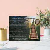 カスタマイズ可能なレインボーブリッジペット記念碑 アクリルサイン (ウェディング)