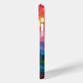 カスタマイズ可能なレインボー表現主義の川景色 Case-Mate iPhoneケース (裏面 / 左)