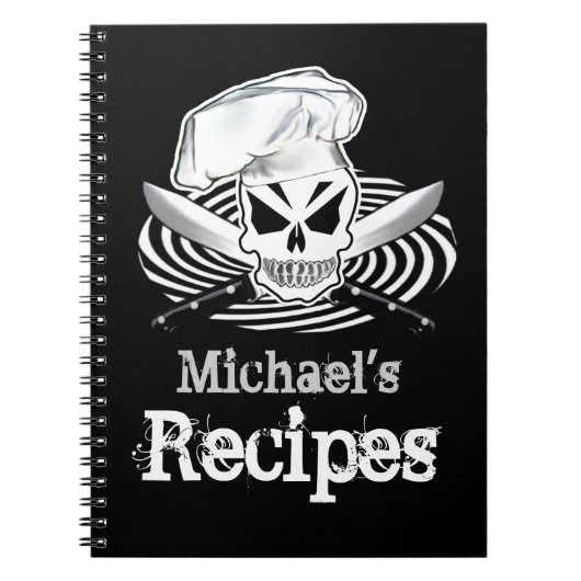 カスタマイズ可能なレシピの本 ノートブック (正面)