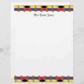 カスタマイズ可能なレターヘッドの多くのスポット (正面/裏面)