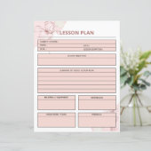 カスタマイズ可能なレッスンプランナーテンプレート (スタンド正面)