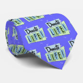 カスタマイズ可能なレトロがLife BlueとGreenを寄付 ネクタイ (ロール)