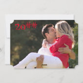 カスタマイズ可能なレトロの休日のカート シーズンカード (裏面)