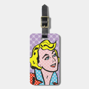 カスタマイズ可能なレトロの漫画本の荷物のラベル ラゲッジタグ