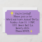 カスタマイズ可能なレトロアーバンルーフトップパーティの招待状 招待状 (裏面)