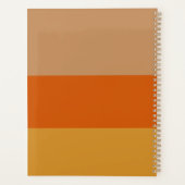 カスタマイズ可能なレトロインスパイア- プランナー手帳 (裏面)