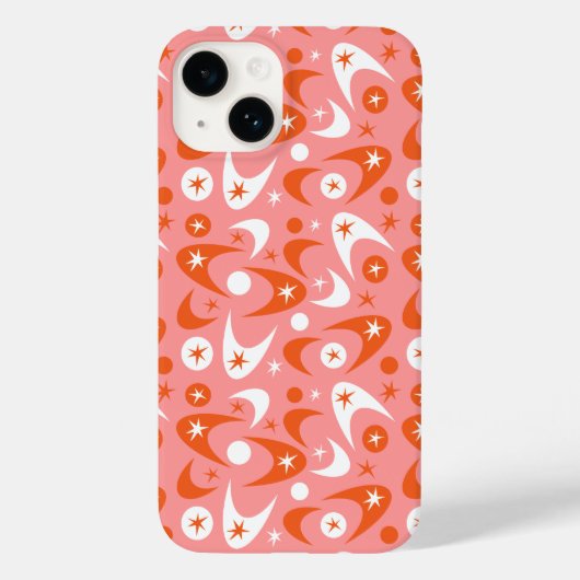カスタマイズ可能なレトロブーメランズ Case-Mate iPhoneケース (裏面)