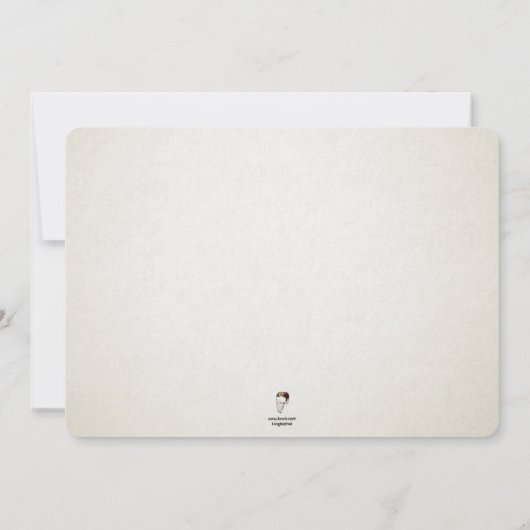 カスタマイズ可能なレトロ子供パーティの招待状 招待状 (裏面)