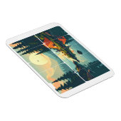 カスタマイズ可能なレトロTouchグラスアウトドアマグネット マグネット (右側)