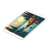 カスタマイズ可能なレトロTouchグラスアウトドアマグネット マグネット (左側)