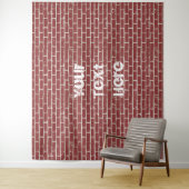 カスタマイズ可能なレンガ壁の背景ボード タペストリー (インサイチュ)