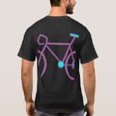 カスタマイズ可能なレース用サイクリングTシャツ Tシャツ (裏面)