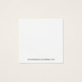 カスタマイズ可能なロゴウェブサイトジュエリーネックレスホルダー (裏面)