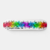 カスタマイズ可能なロゴスケートボード スケートボード (横)