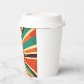 カスタマイズ可能なロゴヴィンテージダイナーレストラン 紙コップ (左)