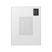 カスタマイズ可能なロゴ会社 ノートパッド (回転)