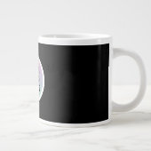 カスタマイズ可能なロゴ入れ ジャンボコーヒーマグカップ (右)