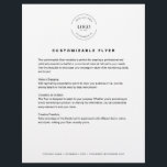 カスタマイズ可能なロゴ連絡文字情報ビジネス チラシ<br><div class="desc">カスタマイズ可能なチラシテンプレートでビジネスまたはイベントを促進!ロゴ、見出し、文字の体、およびボトムフッターの情報を追加し連絡て、サービス、プロモーション、お知らせに最適なプロフェッショナル広告、人目を引くデザインを簡単に作成する。</div>