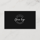 カスタマイズ可能なロゴ シンプルなコーヒー ビジネス ロイヤリティカード (正面)