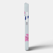 カスタマイズ可能なロシアの青いネコとマティスの花 Case-Mate iPhoneケース (裏面 / 左)