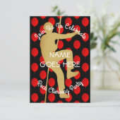 カスタマイズ可能なロッククライミングパーティー招待状 招待状 (スタンド正面)