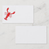 カスタマイズ可能なロブスターの名刺 名刺 (正面/裏面)