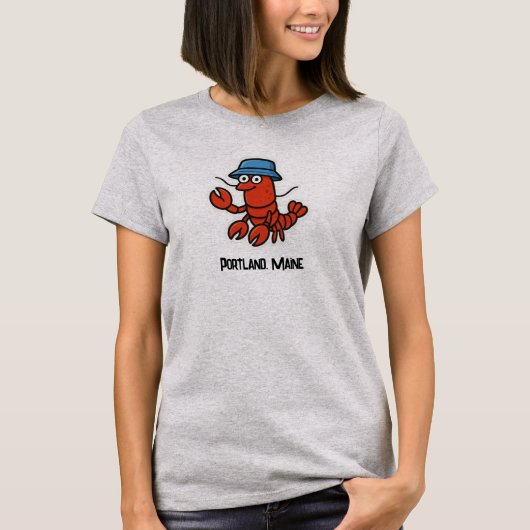 カスタマイズ可能なロブスター Tシャツ (正面)