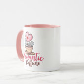 カスタマイズ可能なロマンチックなカフェイン マグカップ (正面左)