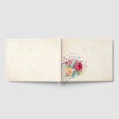 カスタマイズ可能なローズ - ゲストブック (全面)